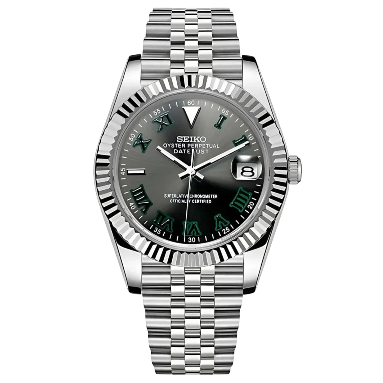Datejust Green Roman